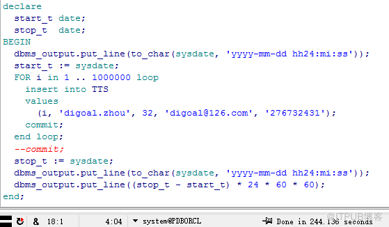 rendimiento en postgresql vs oracle