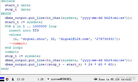 DB插入性能大乱斗 -  postgresql vs mysql vs mongodb vs oracle