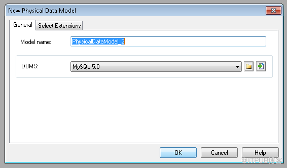 PowerDesiner 15 逆向工程怎么导出MySQL数据库物理模型