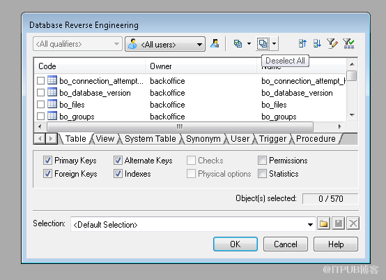 PowerDesiner 15 逆向工程怎么导出MySQL数据库物理模型