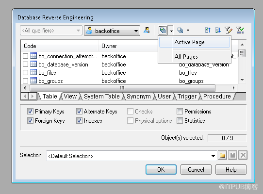 PowerDesiner 15 逆向工程怎么导出MySQL数据库物理模型