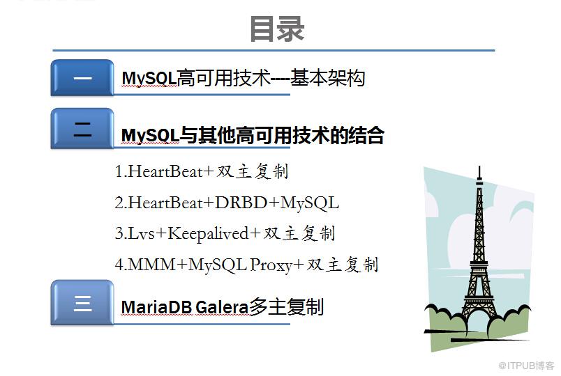 MySQL高可用方案介绍