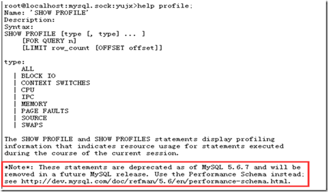 如何使用Performance  Schema查看Profiling