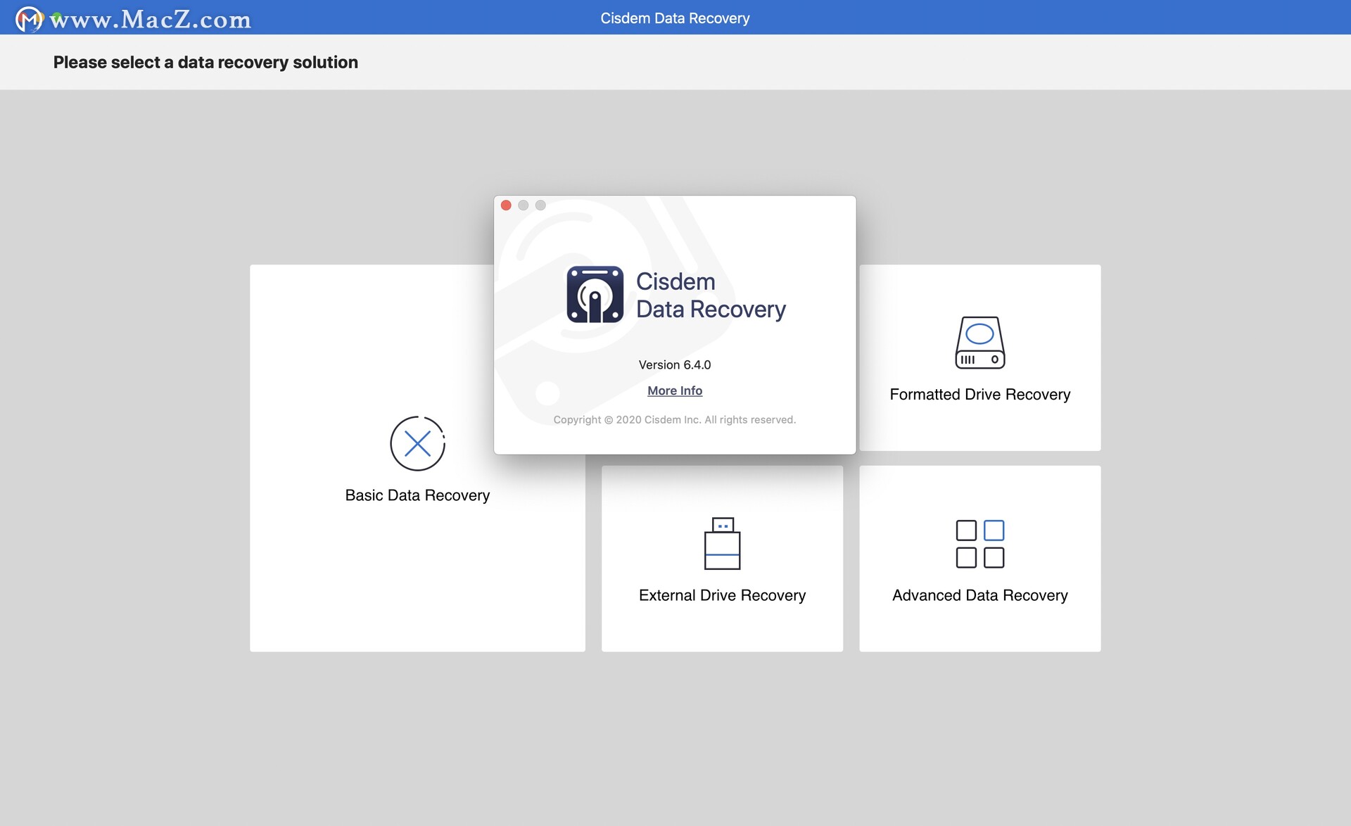 Cisdem Data Recovery for Mac(mac数据恢复工具)v6.4.0