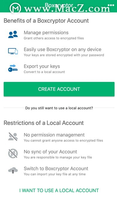 Mac文件加密软件Boxcryptor for Mac v2.34.1023免费版
