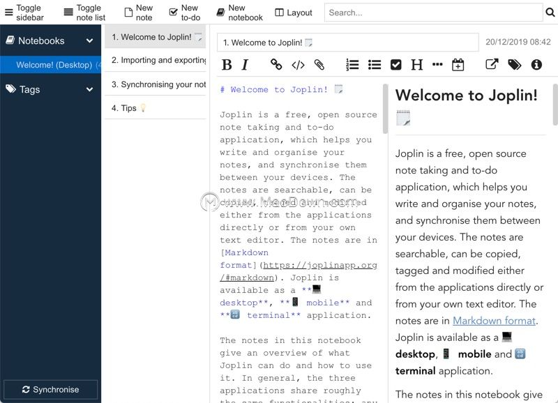 Joplin for Mac(Mac好用的笔记本)v1.0.220 中文版macz