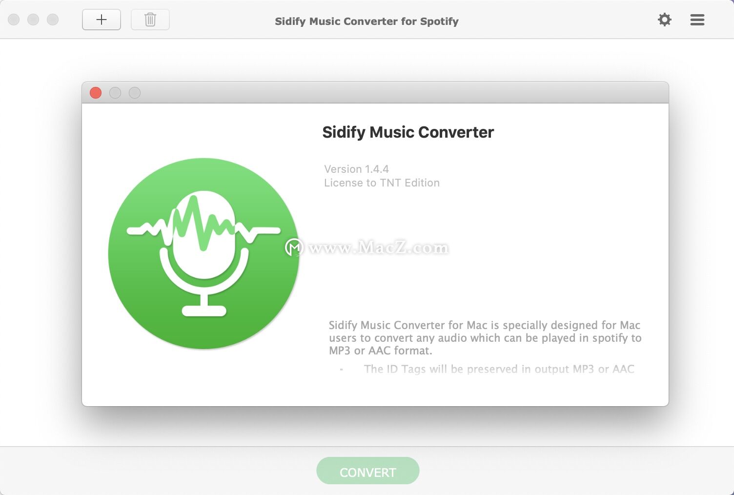 Sidify Music Converter for Spotify for Mac(Sidify音乐转换器)