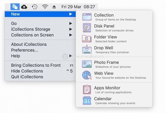 iCollections for Mac(桌面图标整理软件)