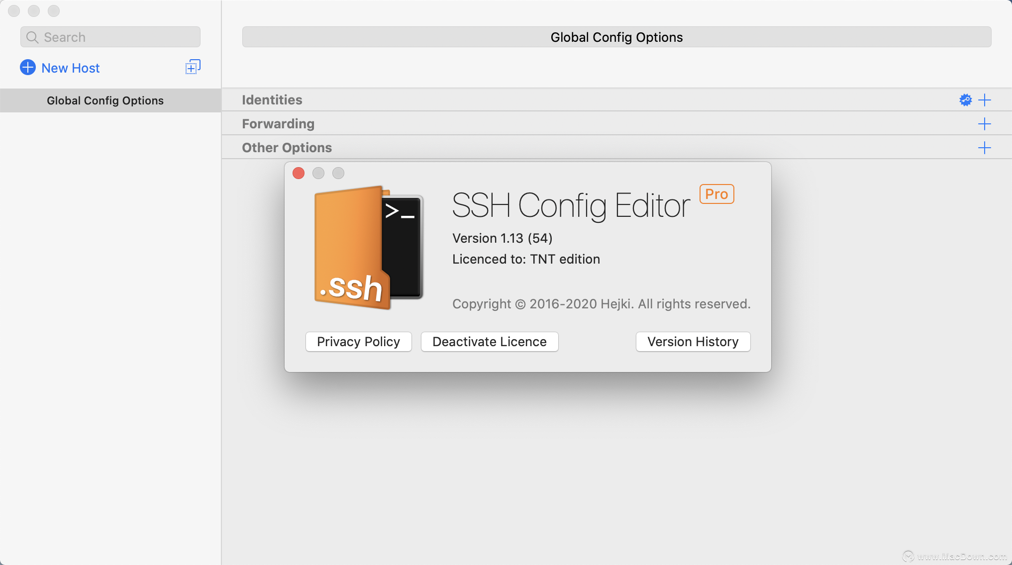 macbook ssh config