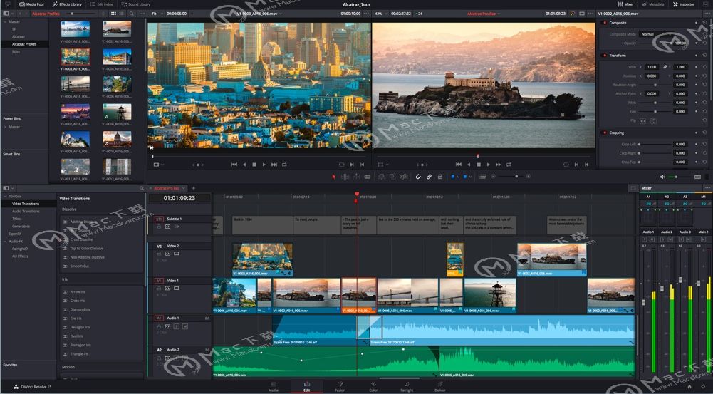 DaVinci Resolve Studio 16 Mac(達芬奇調色軟件)