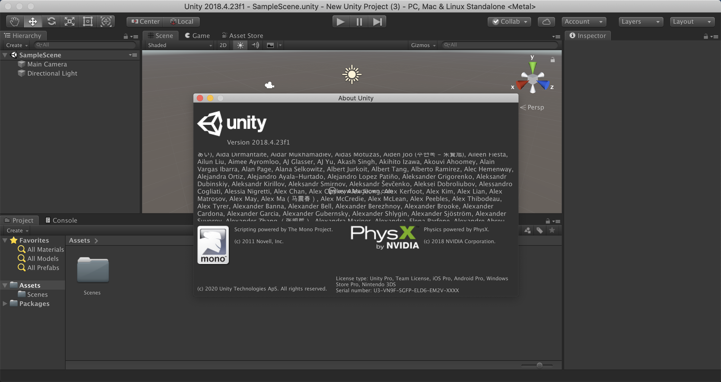 Unity Pro 2018 for mac工具有什么用