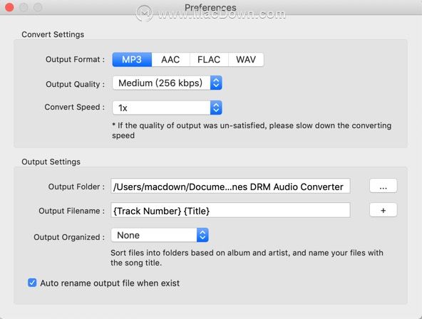 NoteBurner iTunes DRM Audio Converter for Mac的示例分析