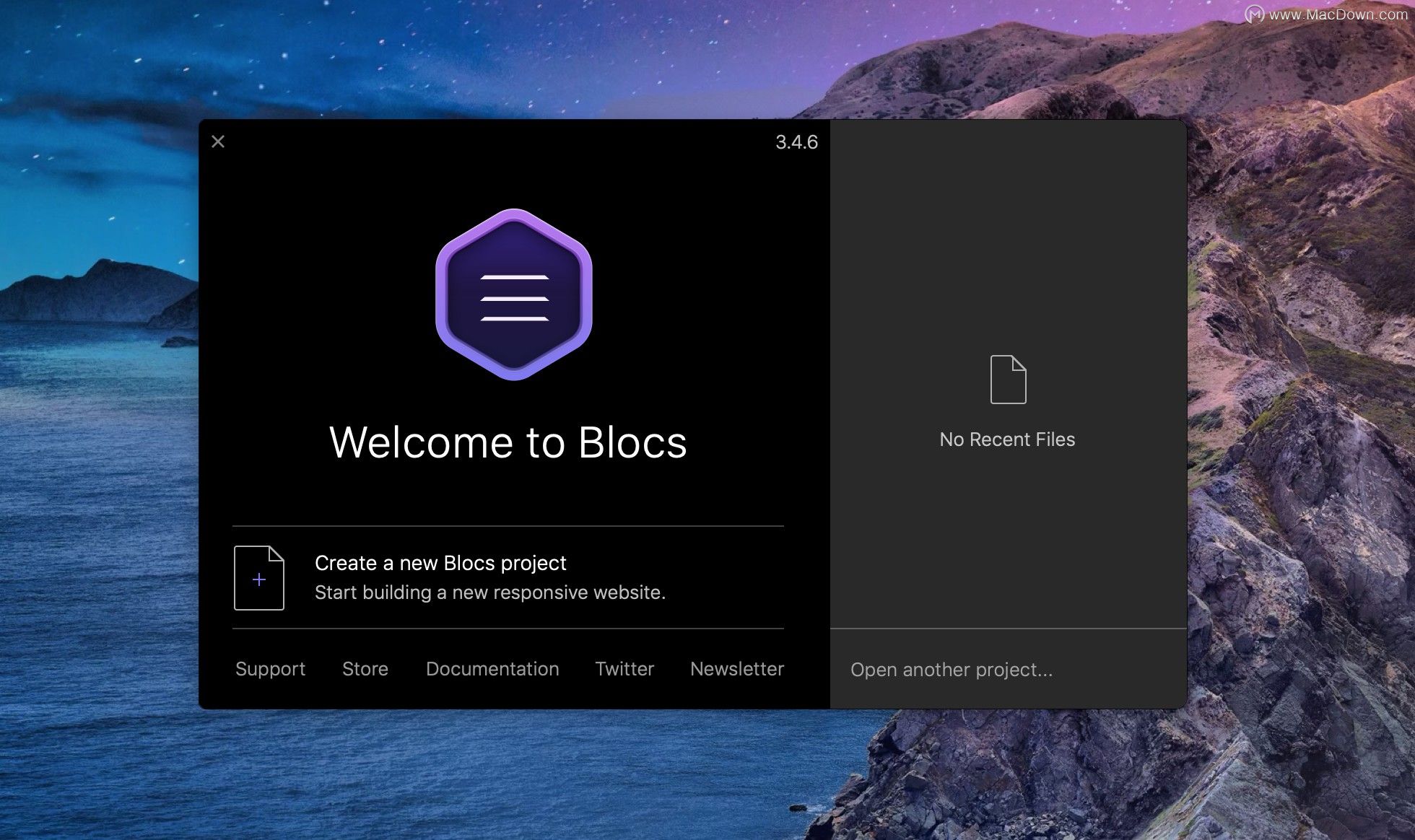 Blocs instal the new version for mac