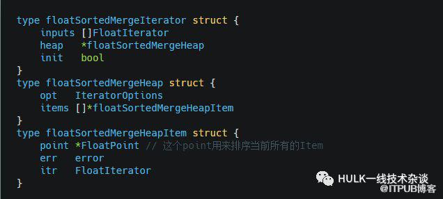 Influxdb中Select查询请求结果涉及到的一些数据结构