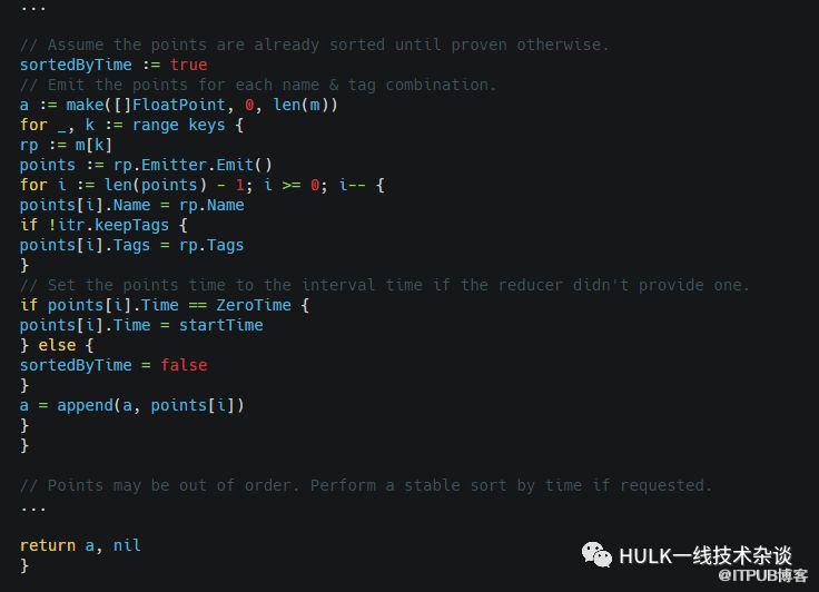 Influxdb中Select查询请求结果涉及到的一些数据结构