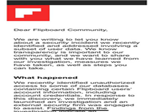 Flipboard 數(shù)據(jù)庫(kù)未經(jīng)授權(quán)訪問(wèn)用戶賬號(hào)密碼泄露的示例分析