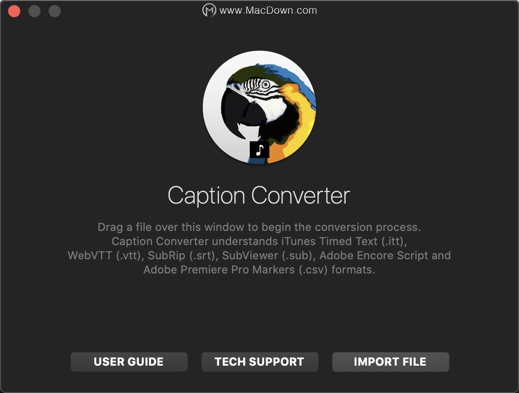 Caption Converter for Mac工具有什么用