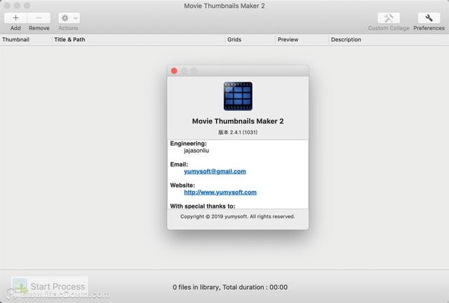 电影缩略图制作工具Movie Thumbnails Maker for mac怎么用
