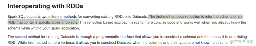 Spark SQL中的RDD与DataFrame转换实例用法