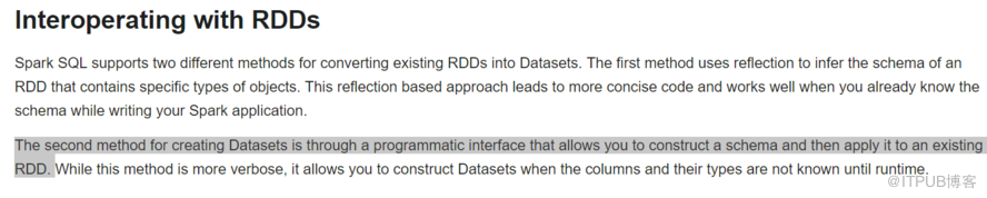 Spark SQL中的RDD与DataFrame转换实例用法