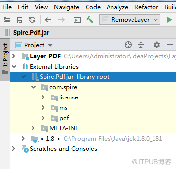 Java 添加、隐藏/显示、删除PDF图层