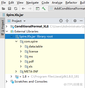 Java 设置Excel条件格式