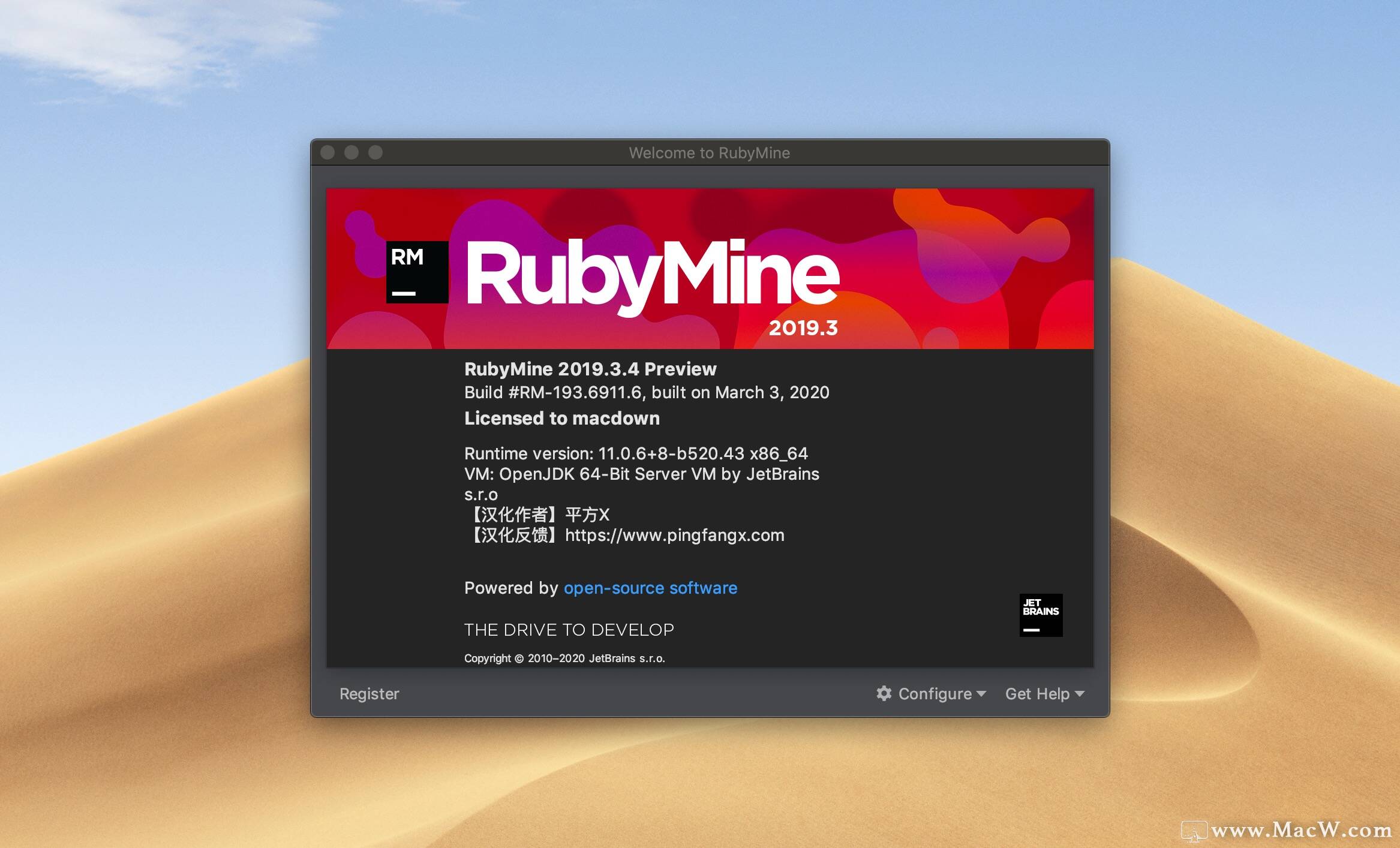 JetBrains RubyMine Mac(Ruby代码编辑器)V2019.3.4