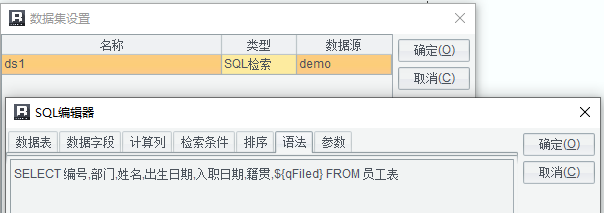 动态 SQL 及安全性（Birt vs 润乾）