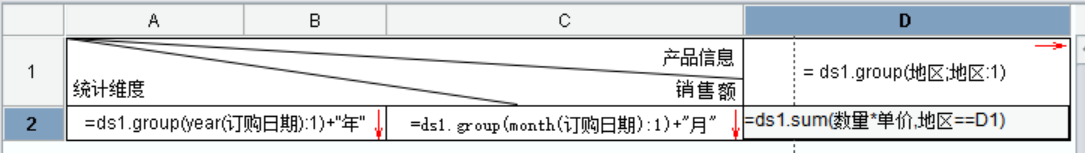 动态交叉表头报表的制作