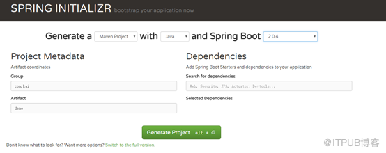 Spring Boot + Mybatis + Spring MVC環(huán)境配置中Spring Boot如何實(shí)現(xiàn)初始化以及依賴添加