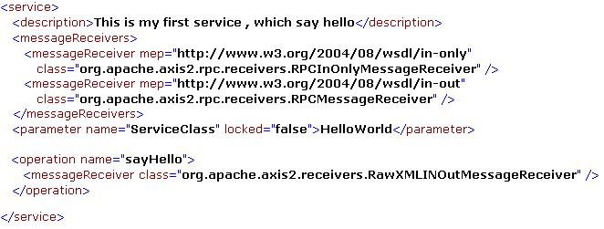 Writing an Axis2 Service from Scratch