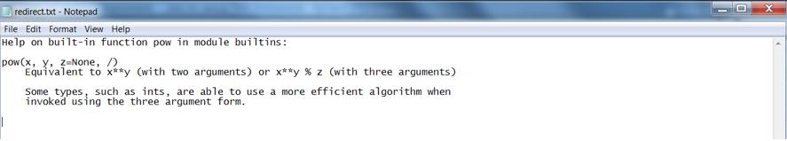 Python的print输出重定向举例分析
