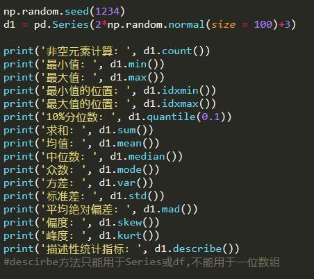 Python教程之Pandas知識(shí)點(diǎn)匯總——查詢(xún)，索引，基本統(tǒng)計(jì)