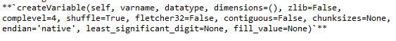 使用python的netCDF4库读取.nc文件 和 创建.nc文件