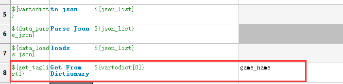 robotframework做接口测试 to json关键字怎么用