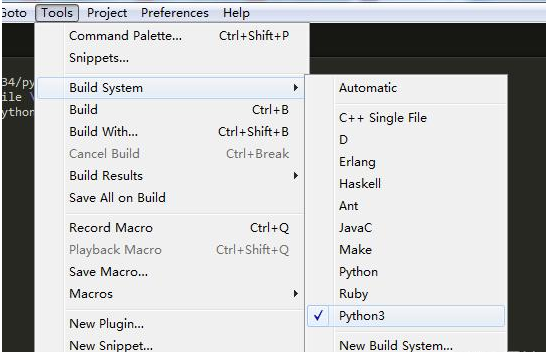 怎么让sublime编辑器运行python程序