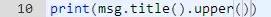 Python字符串的5个知识点