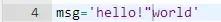 Python字符串的5个知识点