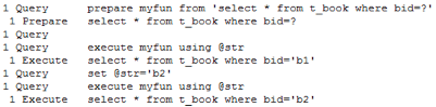 MySQL执行预编译的方法