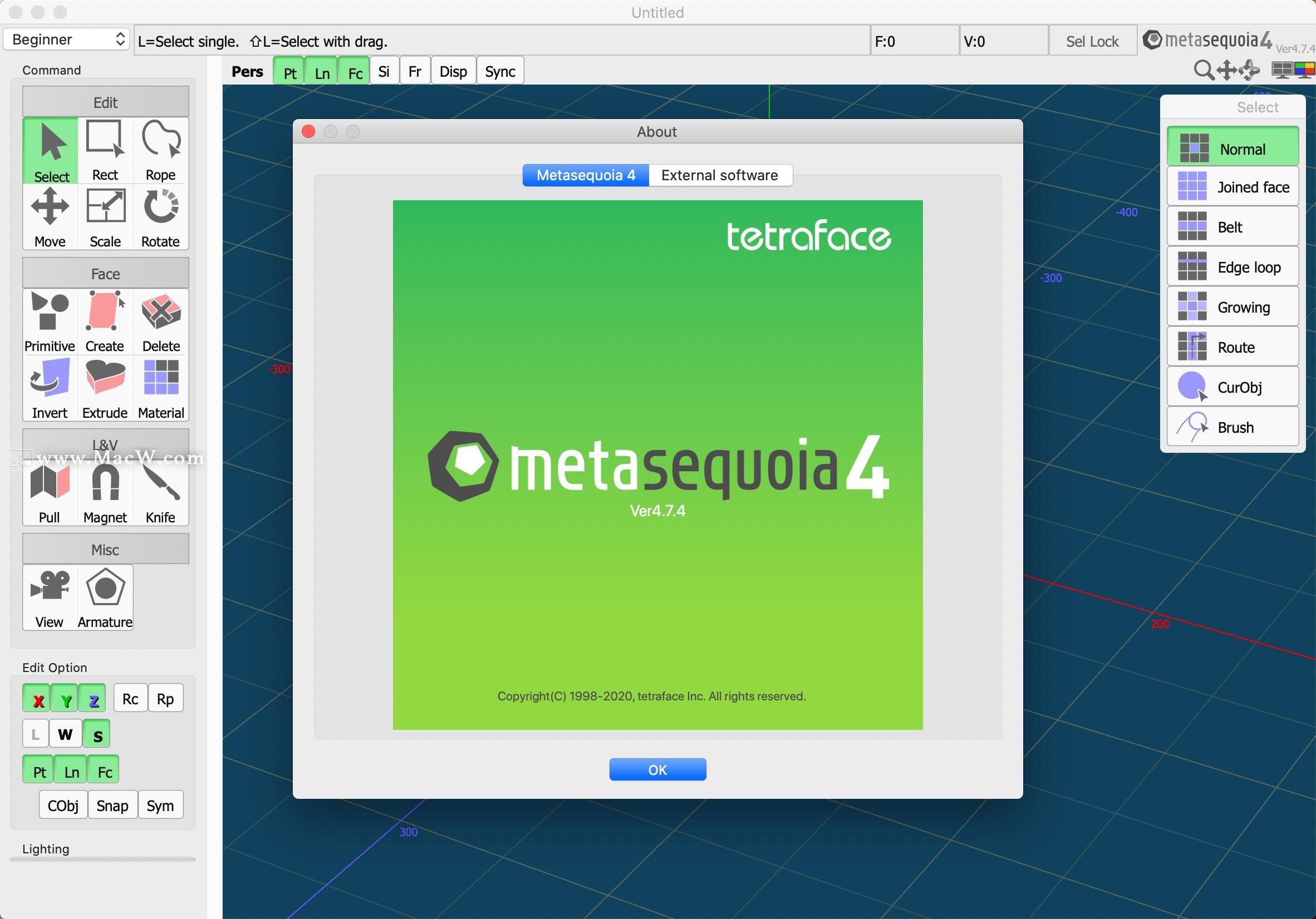 Metasequoia 4 for Mac工具有哪些功能