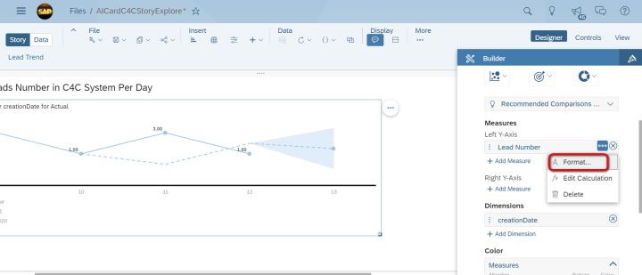 怎么使用SAP Analytics Cloud统计C4C系统每天新建的Lead个数和预测趋势