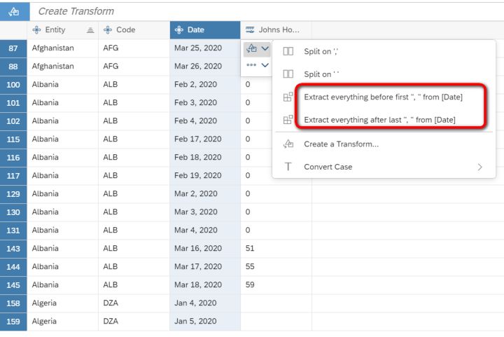 怎么通过公式处理让SAP Analytics Cloud里的dimension符合Date格式需求