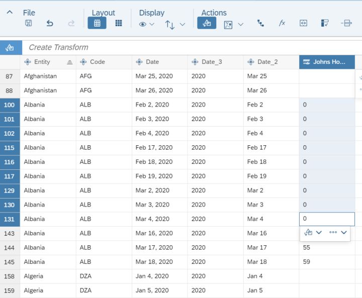 怎么通过公式处理让SAP Analytics Cloud里的dimension符合Date格式需求