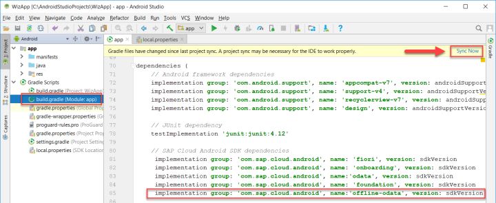 如何使用SAP OData offline库实现Android应用的离线模式