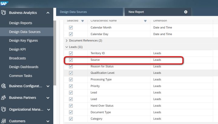 SAP Cloud for Customer里的Data Source怎么使用