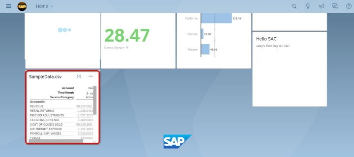 怎么为SAP Analytics Cloud的story创建持久化页面