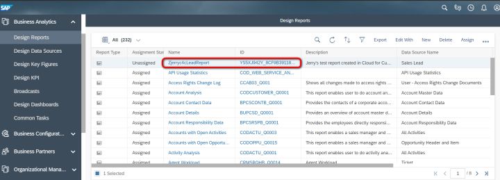 SAP Cloud for Customer里的Data Source怎么使用