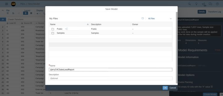 怎么配置SAP Analytics Cloud到SAP Cloud for Customer的连接