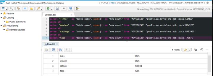 如何使用SAP HANA Web-based Development工具进行SQLScript练习