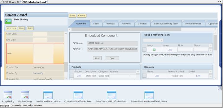 SAP页面视图的UI模型怎么实现